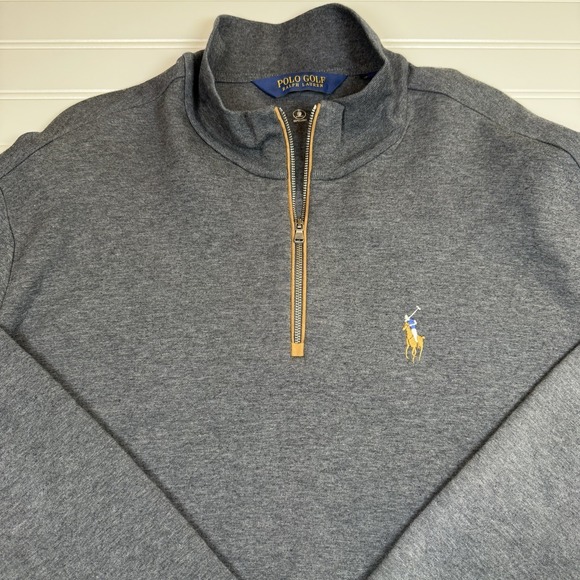 Polo Golf Other - Polo Golf Ralph Lauren 1/4 Zip Pullover Men's 2XL XXL Grey Water Resistant GUC